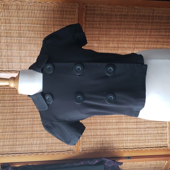 90's/Y2K Paris Blues Cropped Large Buttons Jacket Size Medium - Picture 6 of 12